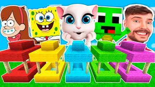 ВЫБЕРИ ПРАВИЛЬНЫЙ КОЛОДЕЦ ГУБКА БОБ МЕЙБЛ МАЙКИ МИСТЕР БИСТ В МАЙНКРАФТ ЗОМБАК